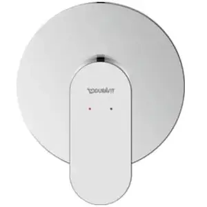 DURAVIT Façade robinet encastré 2 sorties Wave sans inverseur chromé brillant pas cher