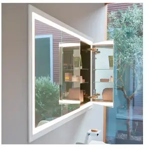 Duravit L-Cube Armoire de toilette 3 portes, LC7653018180000, pas cher
