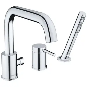 Duravit - Circle robinetterie de baignoire à 3 trous, saillie 215 pas cher