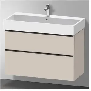 Comparateur de prix : Duravit D-Neo Meuble sous-vasque, 2 tiroirs, DE43740BD910000, DE437409191