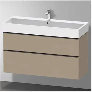 Comparateur de prix : Duravit D-Neo Meuble sous-vasque, 2 tiroirs, DE43750BD750000, DE437507575