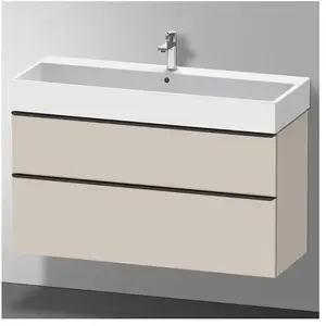 Comparateur de prix : Duravit D-Neo Meuble sous-vasque, 2 tiroirs, DE43750BD910000, DE437509191