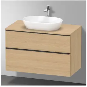 Comparateur de prix : Duravit D-Neo Meuble sous-vasque, 2 tiroirs, DE49680BD300000, DE496803...