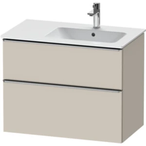 Comparateur de prix : Duravit Meuble sous-lavabo D-Neo 81x46,2 cm, 1 porte, droite, ES taupe mat