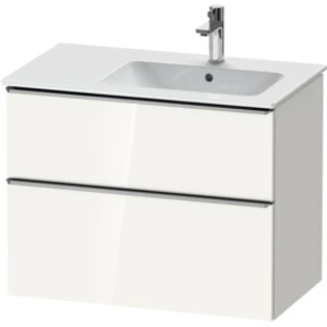 Comparateur de prix : Duravit Meuble sous-lavabo D-Neo 81x46,2 cm, 1 porte, Droit, Blanc brillant