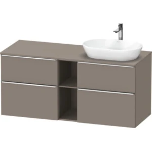 Comparateur de prix : Duravit Meuble sous-lavabo D-Neo 140x55 cm, 2 tiroirs, 2 portes, chêne/Bas ma