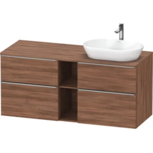 Comparateur de prix : Duravit Meuble sous-lavabo D-Neo 140x55 cm, 2 tiroirs, 2 portes, chêne naturel