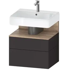 Duravit Qatego Meuble sous-vasque, 2 tiroirs, QA4393055800000, pas cher