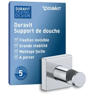 Comparateur de prix : Duravit Universal Support de douchette, UV0620026010,