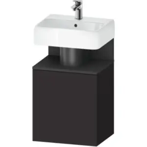 Duravit Meuble sous lavabo Qatego 44x35x64,5 cm, 1 tiroir, gris mat/Grap mat pas cher