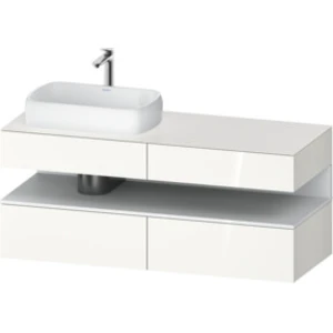 Duravit - Qatego Meuble Sous-lavabo Avec Console, 2 Tiroirs, 2 pas cher