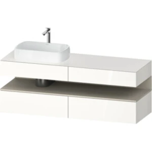 Duravit - Qatego Meuble Sous-lavabo Avec Console, 2 Tiroirs, 2