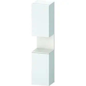 Duravit Qatego Armoire haute, porte à gauche, 400x360x1760mm, niche blanc supermat, QA1346L84180010 pas cher