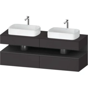 Duravit - Qatego Meuble Sous-lavabo En Console, 2 Tiroirs, 2 pas cher