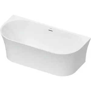 Comparateur de prix : Duravit DuraSenja Baignoire semi-îlot, avec tablier, 700578000000000,