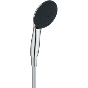 Comparateur de prix : Grohe - pommeau de douche avec flexible, 2 jets chrome 2696010E