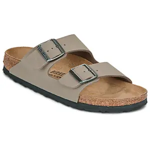 Birkenstock - Arizona Birko-Flor Nubuck - Sandales Gray Taupe - 38 - Étroit