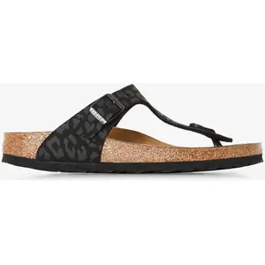 Birkenstock Gizeh Leopard  Noir pas cher