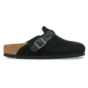 Sandales BIRKENSTOCK  - BOSTON BRAIDED SUEDE LEATHER pas cher