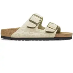 Sandales BIRKENSTOCK Arizona Synthetic Leo Narrow - Eggshell pas cher