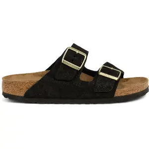 Sandales en cuir suédé Birkenstock Arizona Noir 41 Étroit 1030312 pas cher