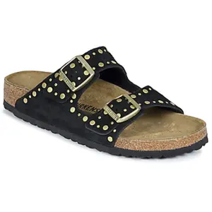 Comparateur de prix : Arizona Rivet Suede - Narrow par Birkenstock Noir 37 Femme