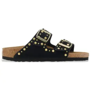 Comparateur de prix : Sandales Birkenstock Arizona Rivet étroites noir pur femme - 39
