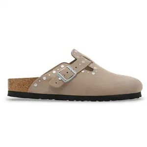 Mules BIRKENSTOCK Boston Rivet Border pas cher