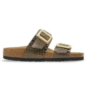 Sandales à boucle coussinée synthétique Birkenstock Sydney Violet 41 Étroit 1030888 pas cher