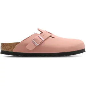 Sabots Birkenstock Boston Birko-Flor Birkibuc Rose 39 Étroit 1029748 pas cher
