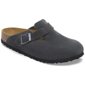 Birkenstock Sabots Boston Suede Leather pas cher