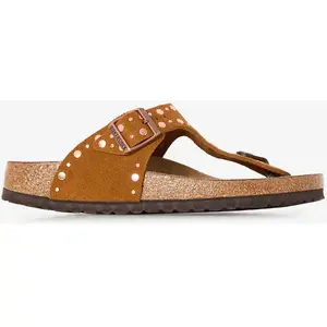 Birkenstock Gizeh Rivet Mink Camel pas cher