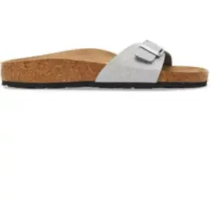 Sandales Birkenstock Madrid BS Synthetik Shiny Glitter Silver (Étroit) Gris 43 Étroit 1030192 pas cher