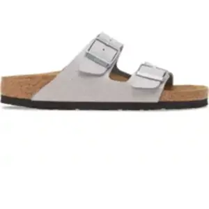 Sandales femme Birkenstock Arizona BS Synthetik Gris 42 Étroit 1030127 pas cher
