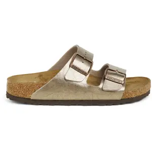 Comparateur de prix : Birkenstock Arizona - Sandalo Con DOPPIA Fascia E Chiusura Con FIBBIE 37/Graceful-Taupe-N