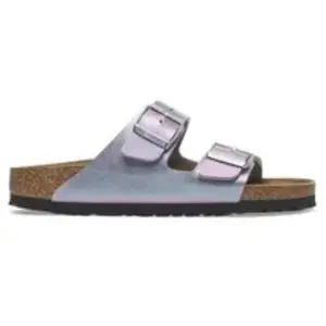 Sandales femme Birkenstock Arizona Birko-Flor Violet 41 Étroit 1029510 pas cher