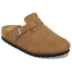 Birkenstock - Boston LEVE - Sandales Dark Tea - 39 - Normal pas cher