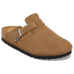 Birkenstock - Boston LEVE - Sandales Dark Tea - 36 - Normal pas cher