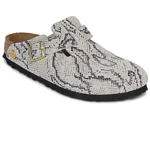 BIRKENSTOCK Pantoletten BOSTON RIVET gris | 36