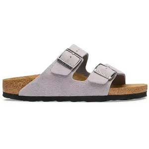 Sandales cuir Birkenstock Arizona Suede Violet 40 Étroit 1032748 pas cher