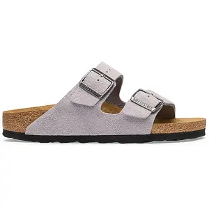 Sandales cuir Birkenstock Arizona Suede Violet 37 Étroit 1032748 pas cher