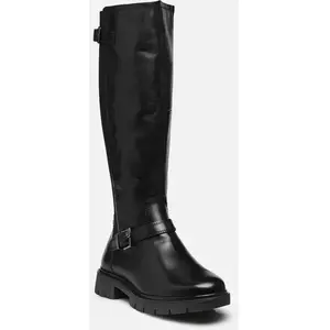 Tamaris Comfort 8-85600-43 Bottes Longues Plates pour Femme Tendance, Noir, 36 EU Large