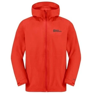 Comparateur de prix : Jack Wolfskin Veste imperméable Robury 2L rouge L