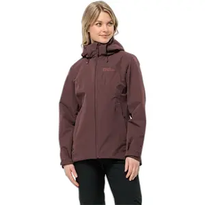 Comparateur de prix : Jack Wolfskin Veste imperméable femme Fernblick 2L marron L