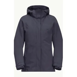 Comparateur de prix : Jack Wolfskin Veste de randonnée 3 en 1 femme Luntal gris S