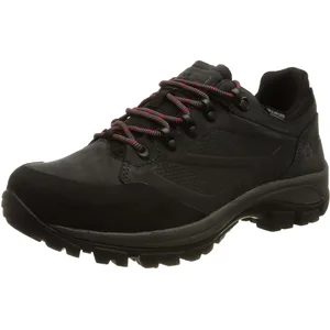 Jack Wolfskin Femme REBELLION TEXAPORE LOW W Chaussure de Marche, Gris / Rouge, 41 EU pas cher