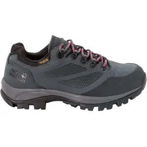 Jack Wolfskin Femme REBELLION TEXAPORE LOW W Chaussure de Marche, Gris / Rouge, 42 EU pas cher