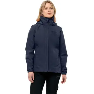 Veste à capuche Jack Wolfskin Stormy Point 2L bleu nuit femme. - XLVendu paramazon