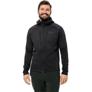 Comparateur de prix : Veste à capuche Jack Wolfskin Alpgrat Pro Insulated Full Zip noir - L