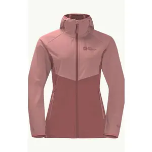 Jack Wolfskin go hike softshell w apple butter veste chaude rose MVendu partrekkinn